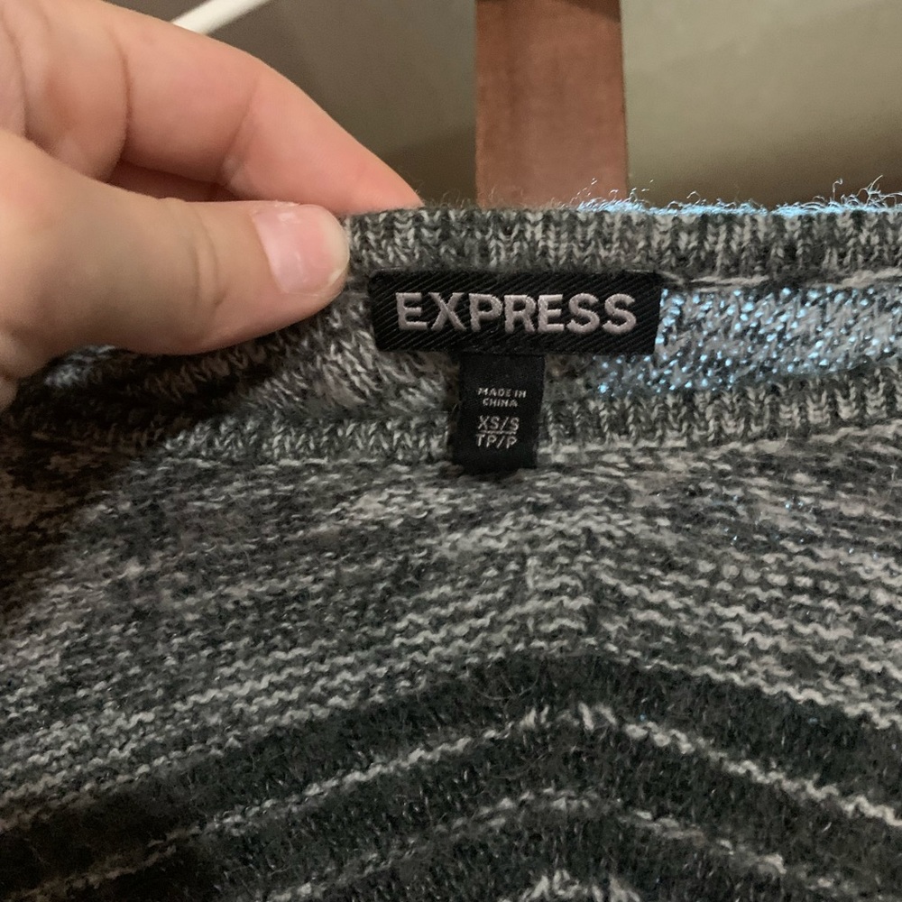 Express Striped Sweater - Picture 2 of 2